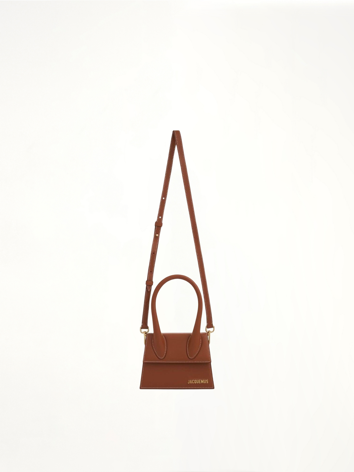 Le Chiquito Moyen Leather Bag in Light Brown
