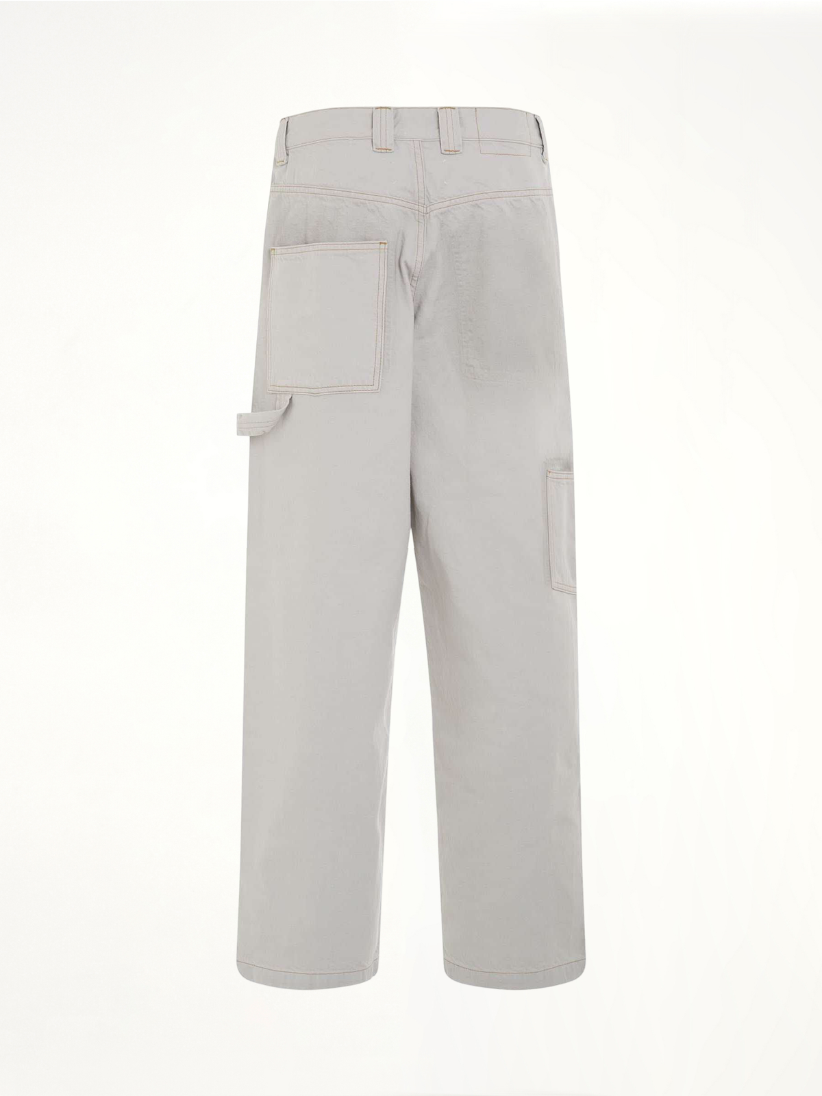 Chalk Selvedge Utility Jeans in Ice