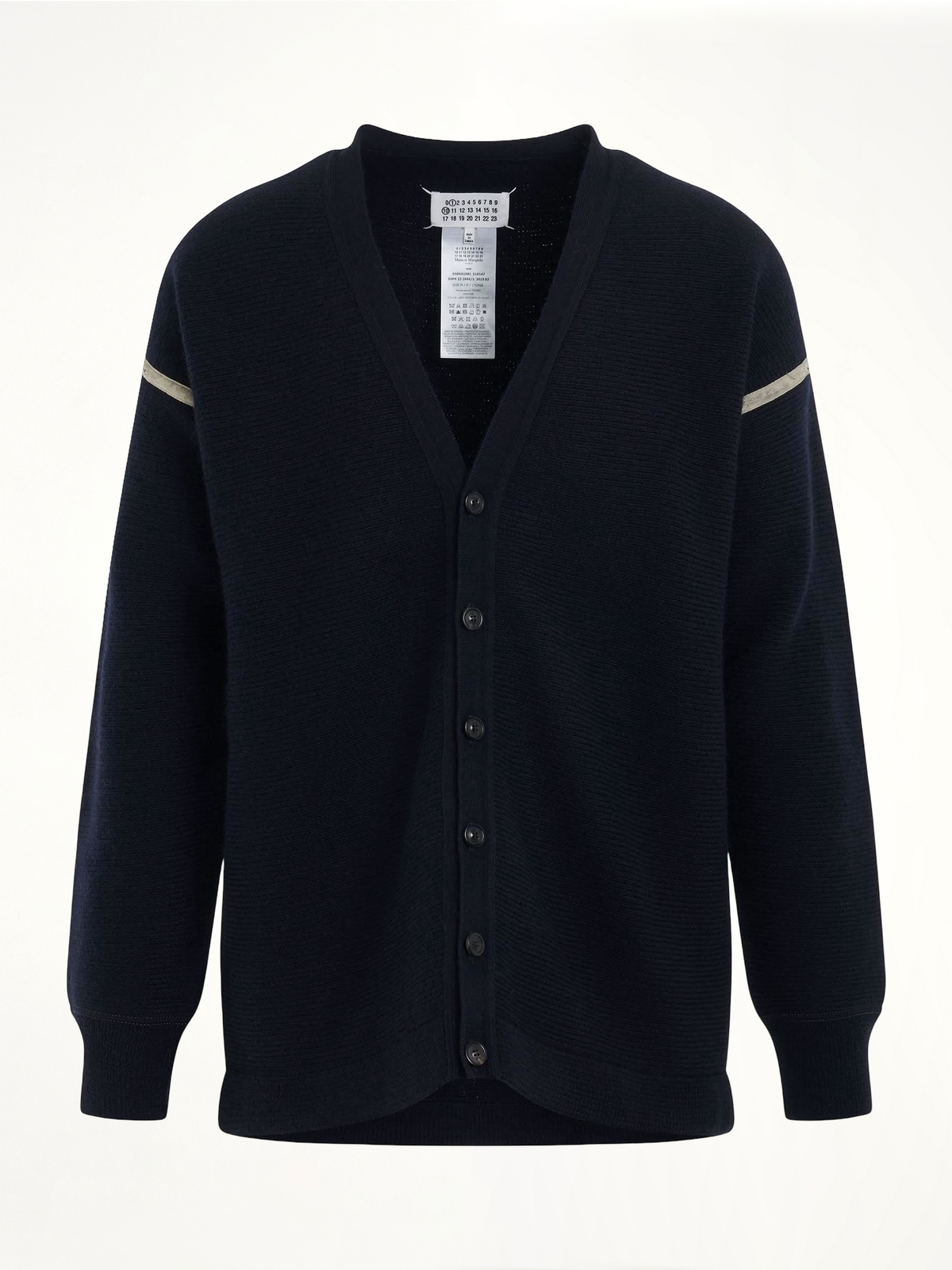 Elbow Patch Cardigan in Navy