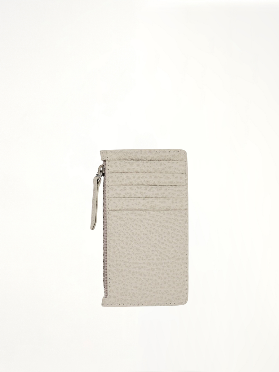 Zip Credit Card Holder in Grey