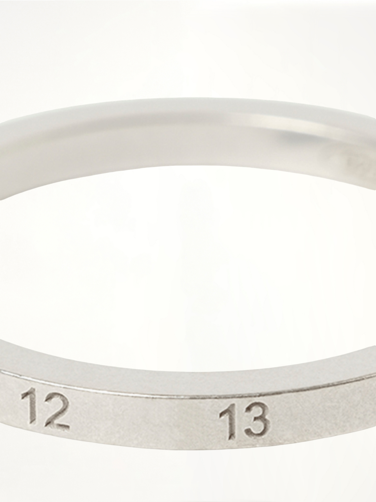 Numerical 2mm Rings in Silver