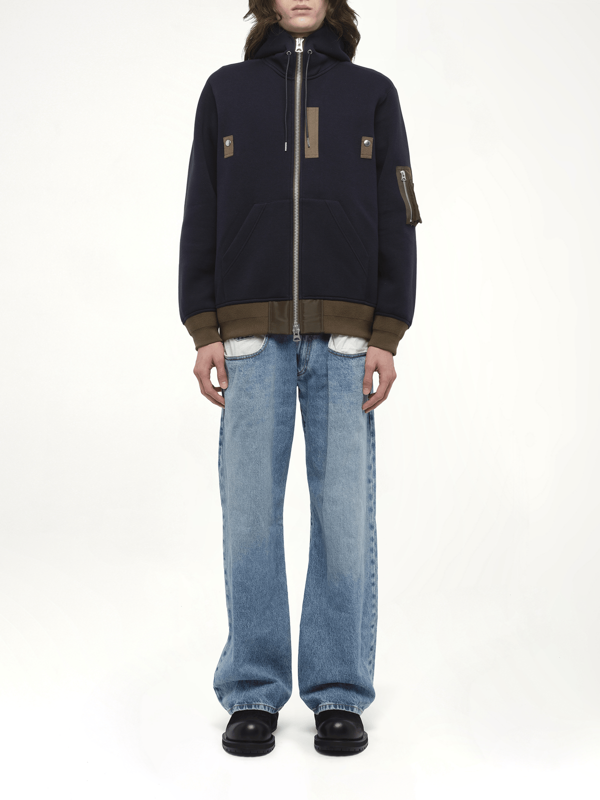 Sponge Sweat Hoodie in Navy