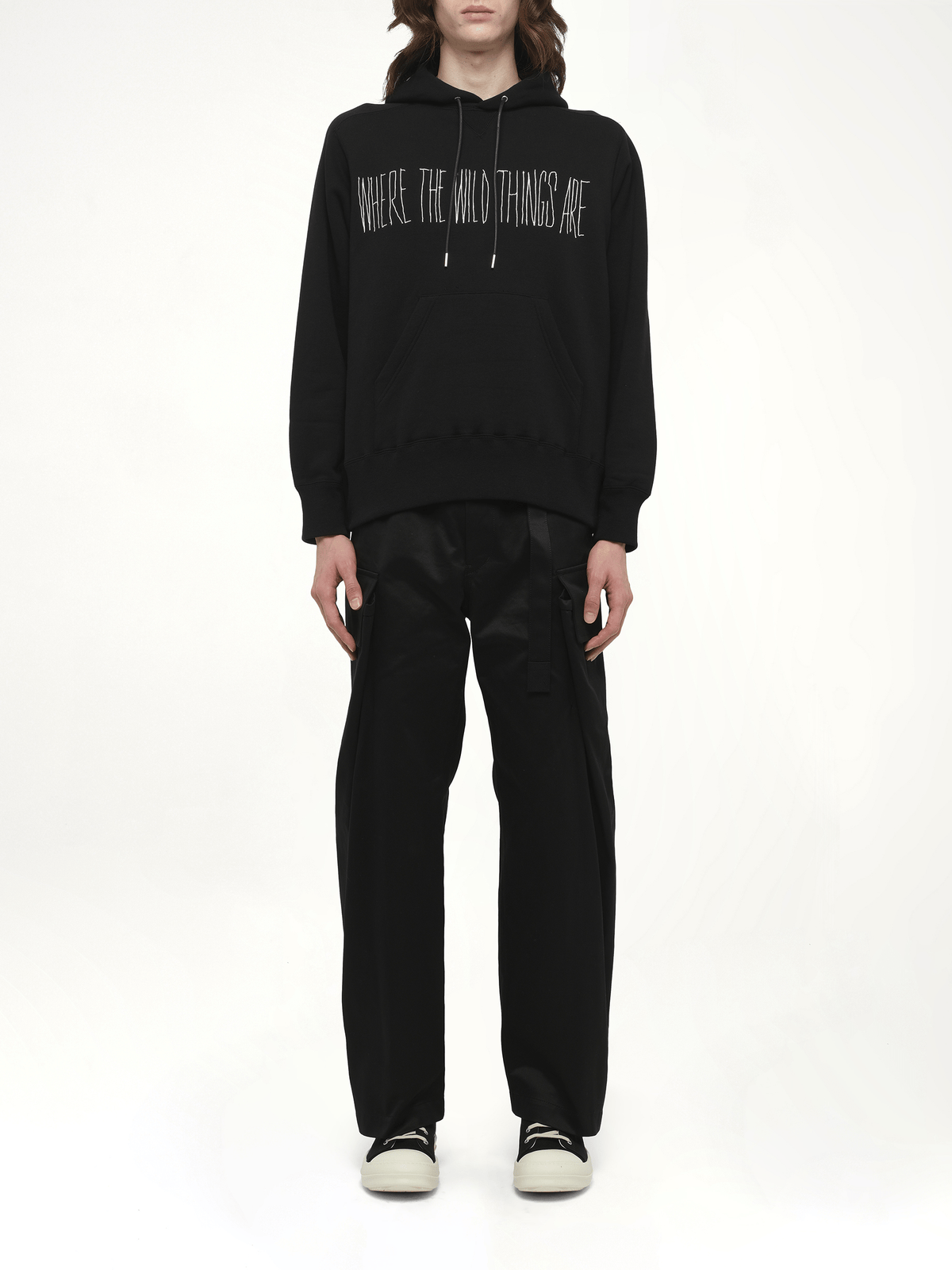 WHERE THE WILD THINGS ARE Logo Hoodie in Black