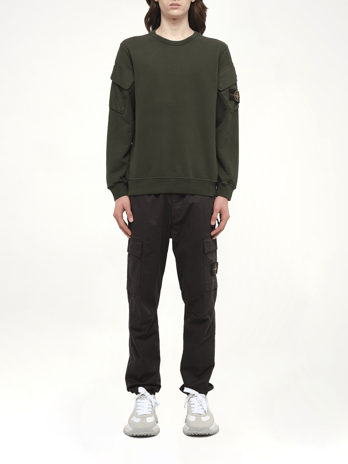 610000 Cotton Fleece Sweatshirt in Juniper