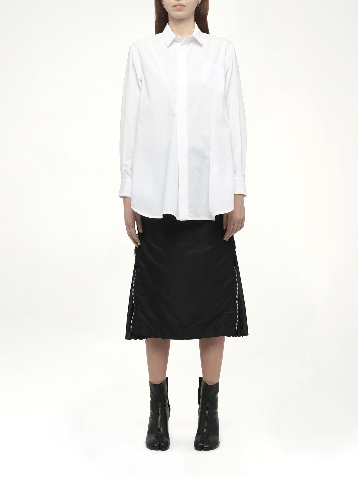 Poplin Shirt in Off White