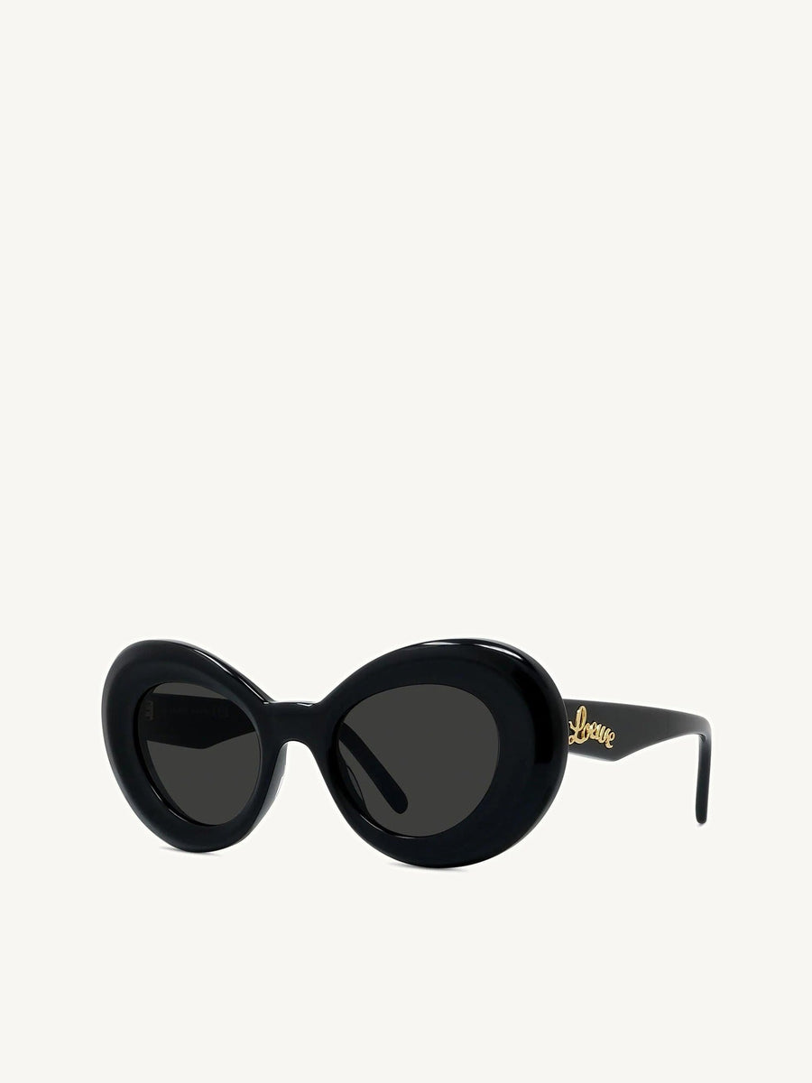 Loewe LW40112I 4701A Wing Acetate Butterfly in Black