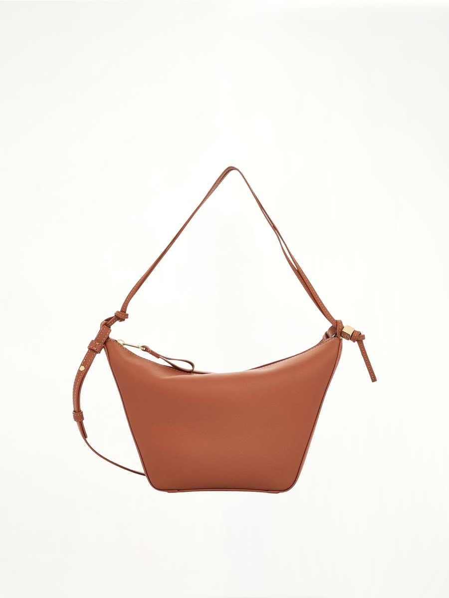 Mini Hammock Hobo Bag in Tan
