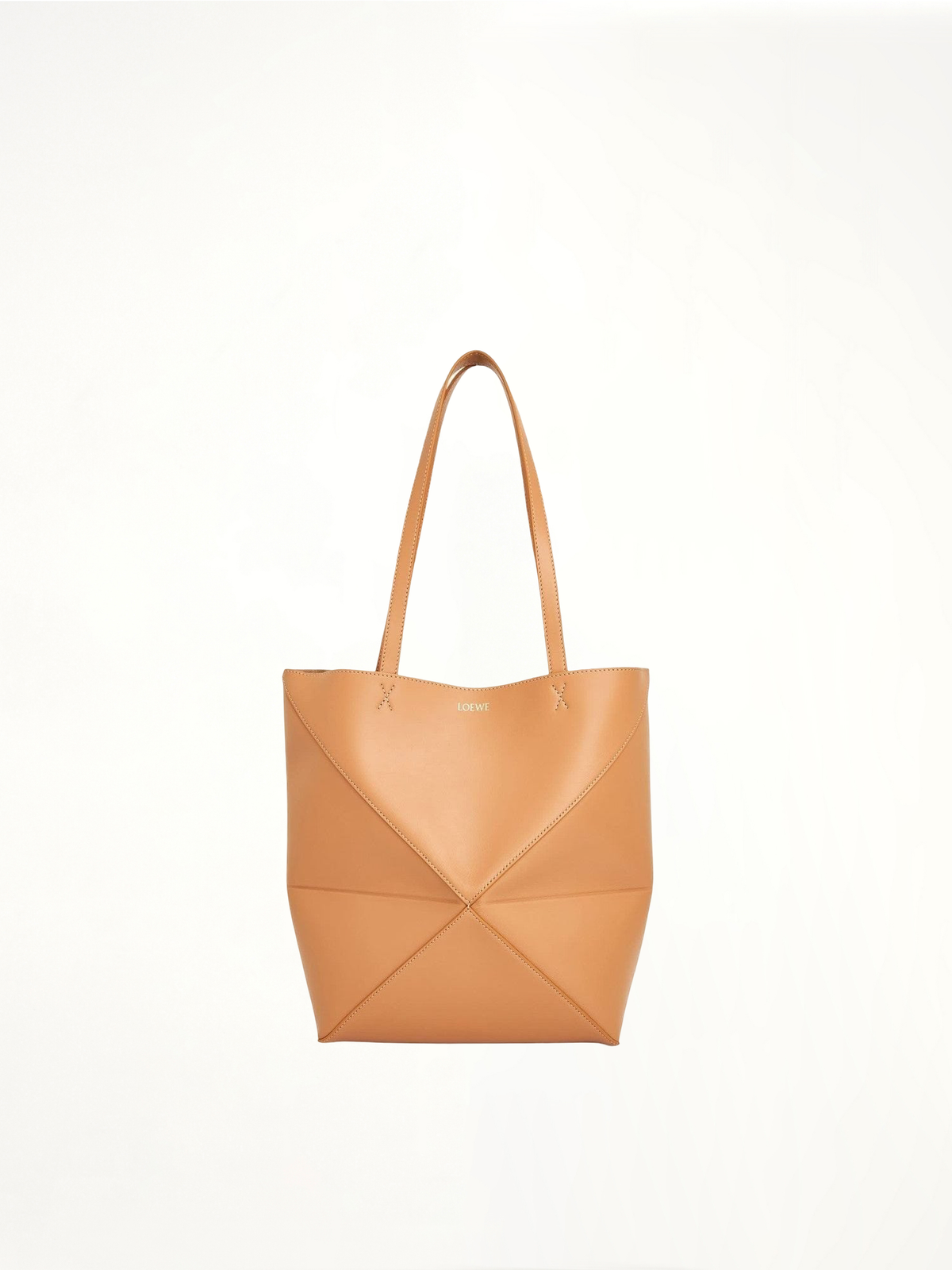 Medium Puzzle Fold Tote Bag in Warm Desert
