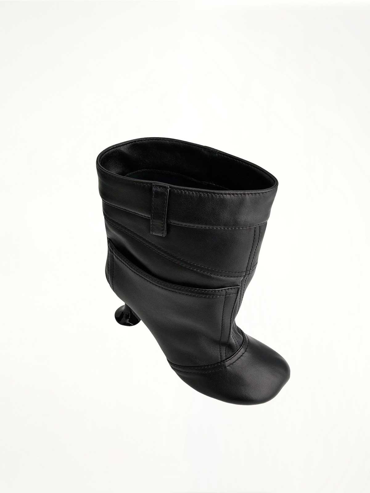 Toy Ankle Boot 90cm in Black Top View | LOEWE