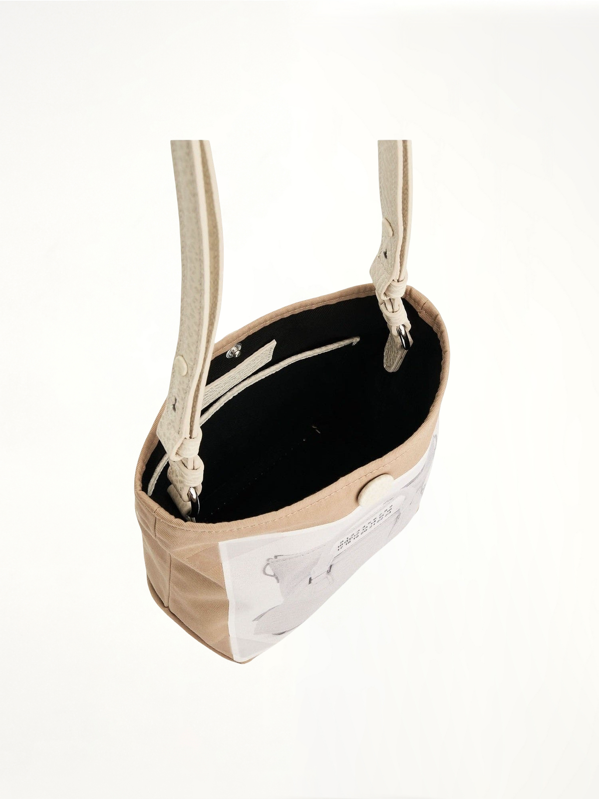 Trompe L'Oeil 5AC Baby Bag in Taupe/Greige