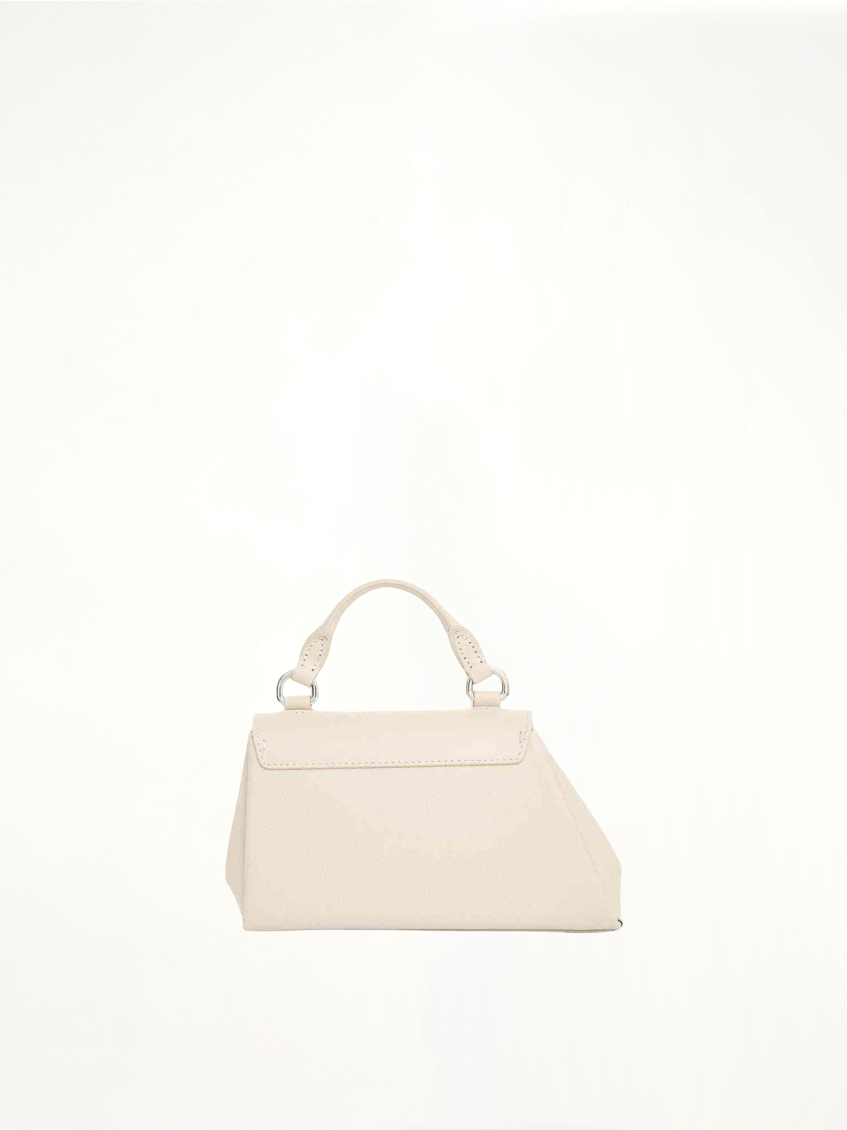 Micro Snatched Asymmetric Bag in Greige