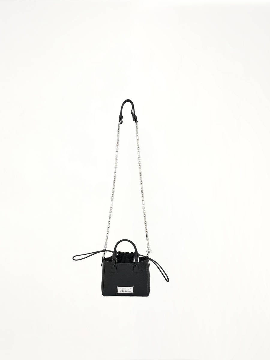 5AC Horizontal Tote Bag in Black