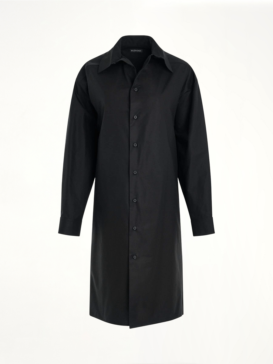 Kick Collar Dress in Black