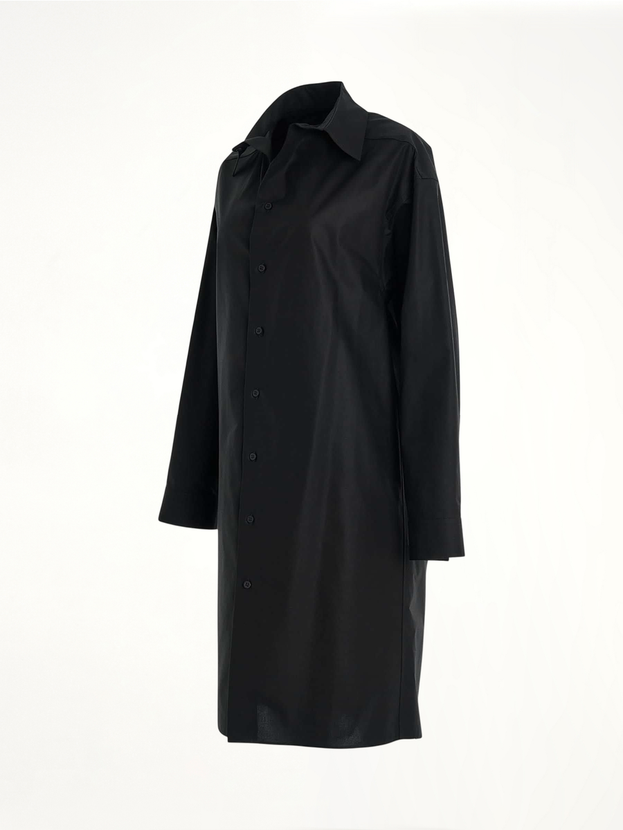 Kick Collar Dress in Black