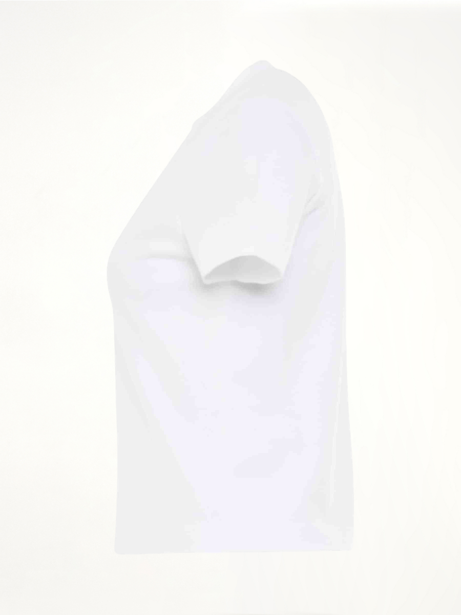 Gros Grain Logo T-Shirt in White