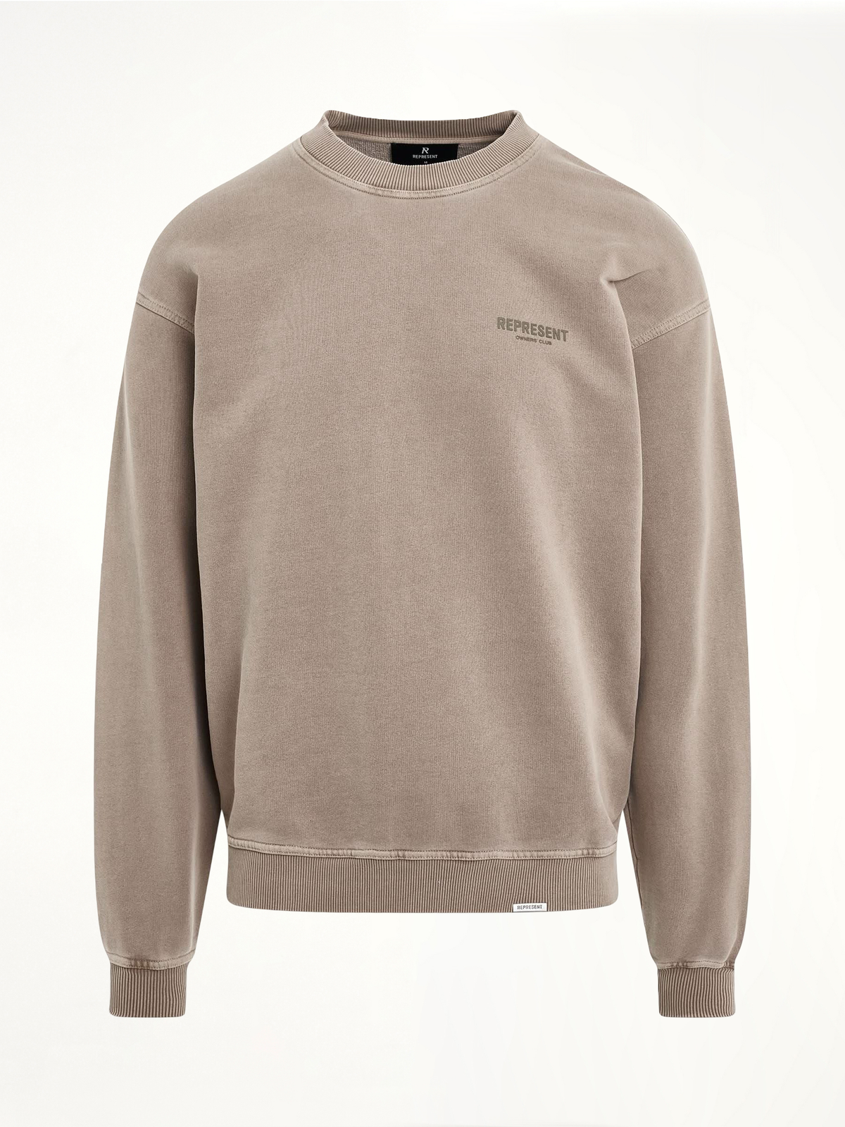 New Represent Owners Club Sweatshirt in Mushroom