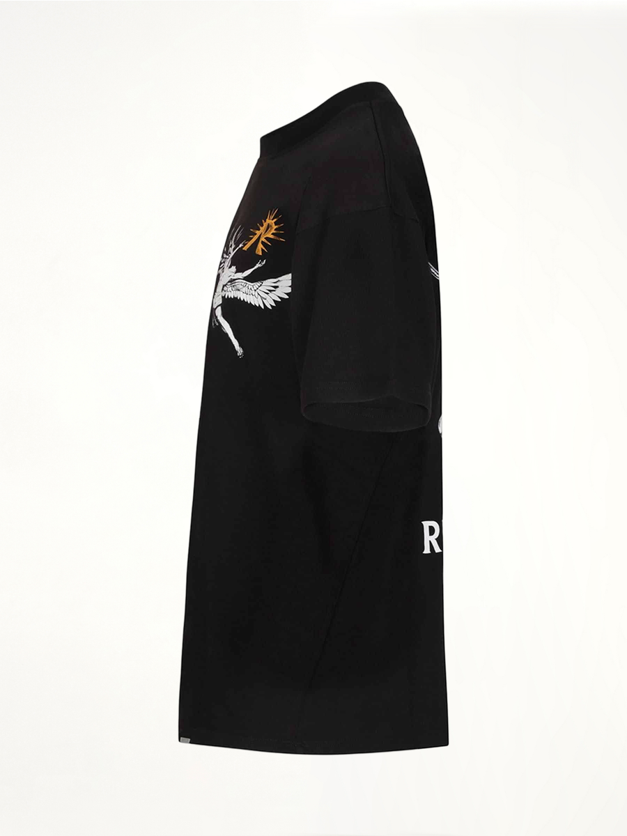 Icarus T-Shirt in Jet Black