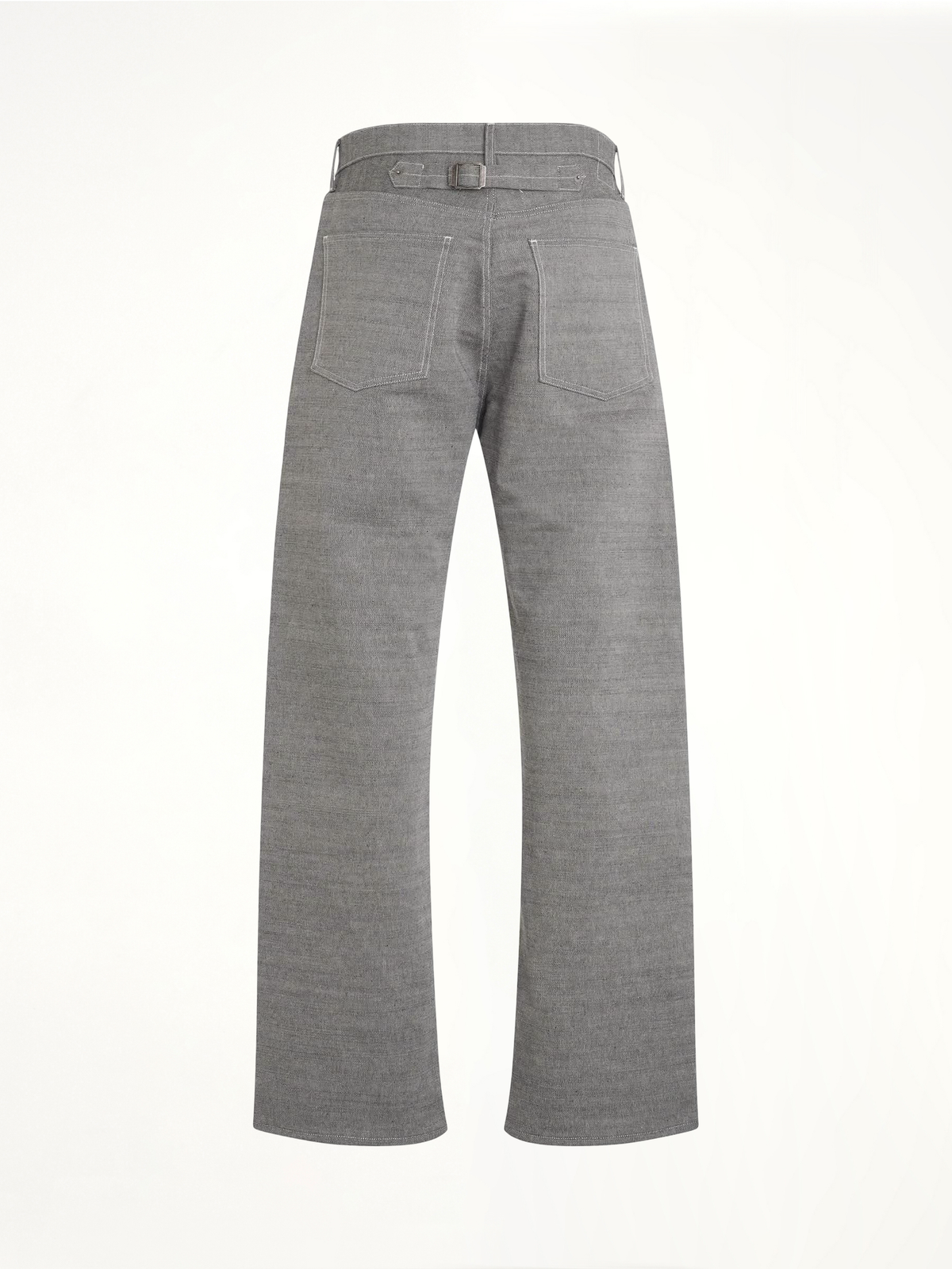 Broken Twill 5 Pocket Pants in Caviar