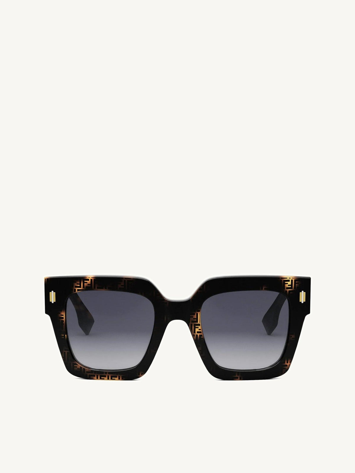 Fendi FE40101F 5255B Acetate Sunglasses in Havana