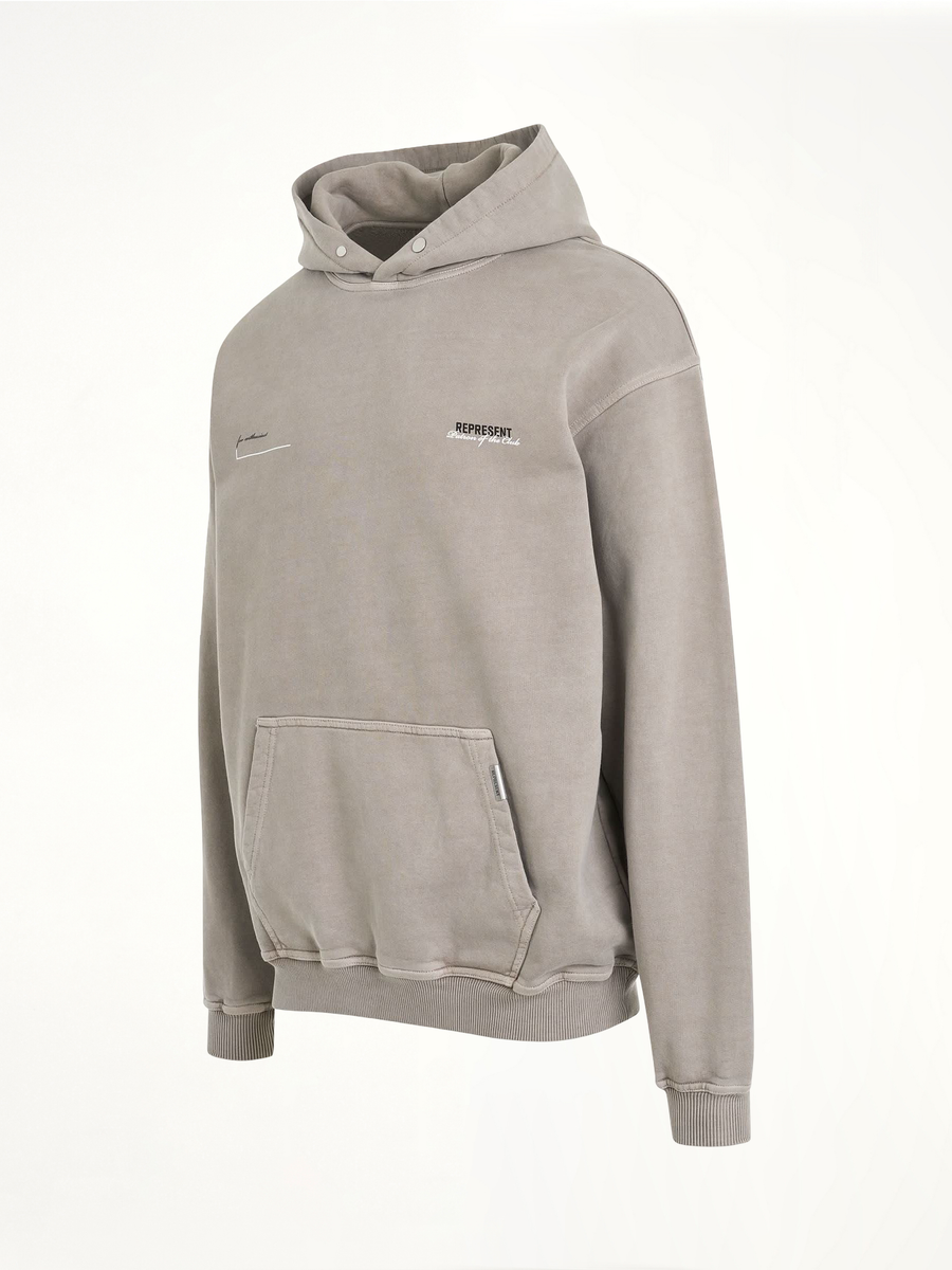 Patron of the Club Hoodie in Mudstone