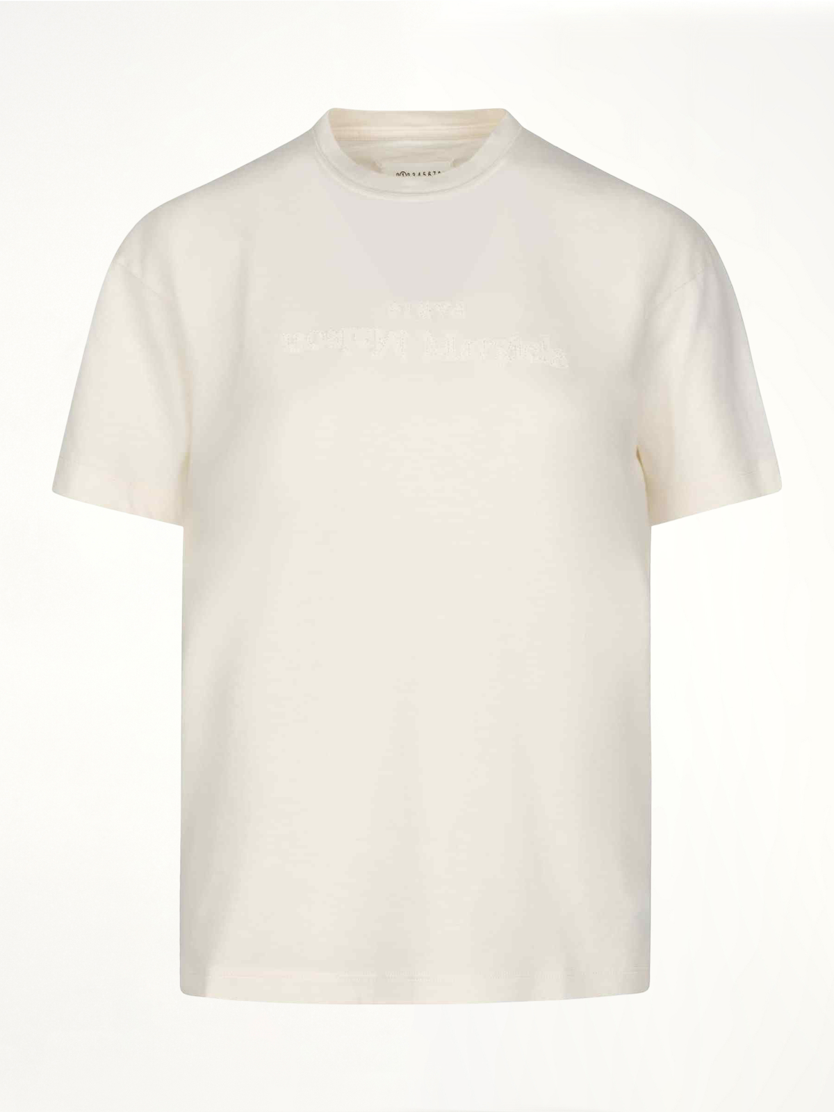 Reverse Logo T-Shirt in Ivory
