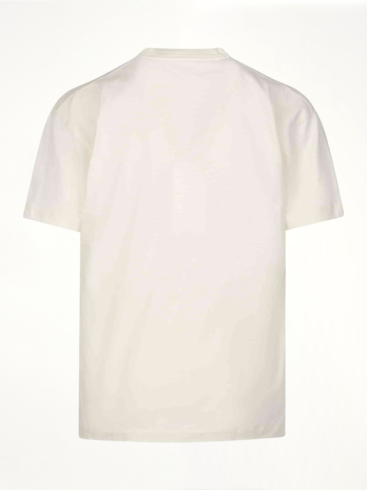 Reverse Logo T-Shirt in Ivory