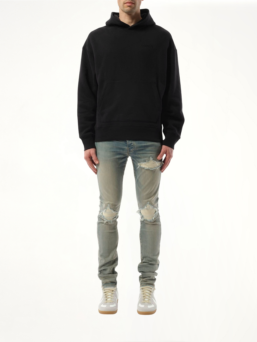 Amiri Oversized Hoodie in Black