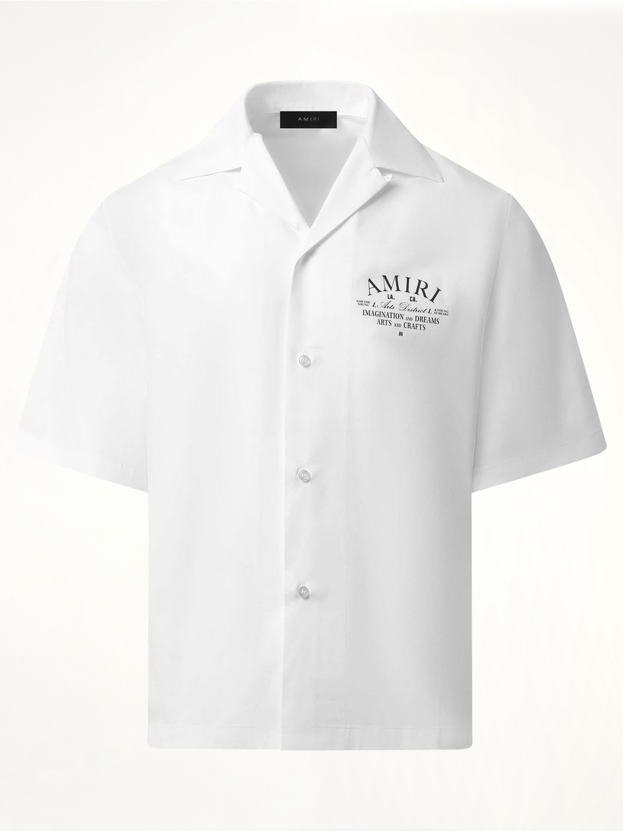 Arts District Camp Shirt in White