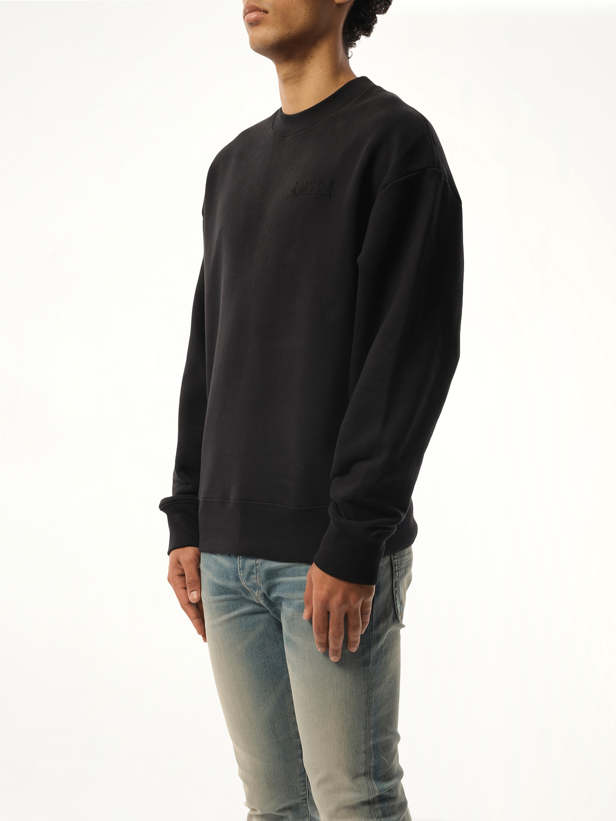 Amiri Oversized Sweatshirt in Black