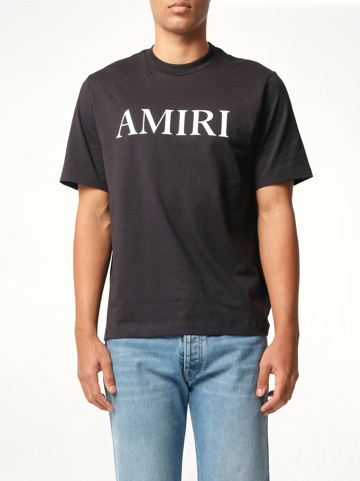 Amiri Core Logo T-Shirt in Black/White