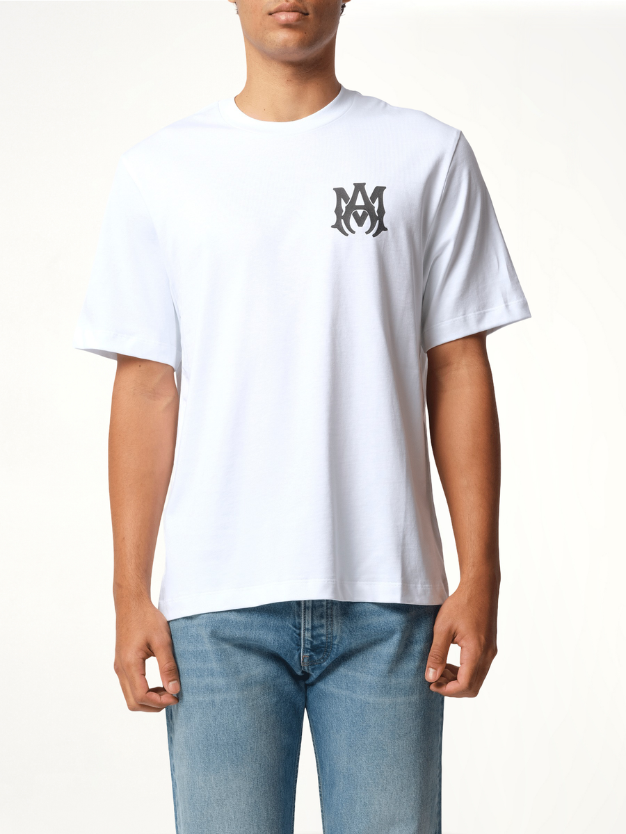 MA Core Logo T-Shirt in White/Black