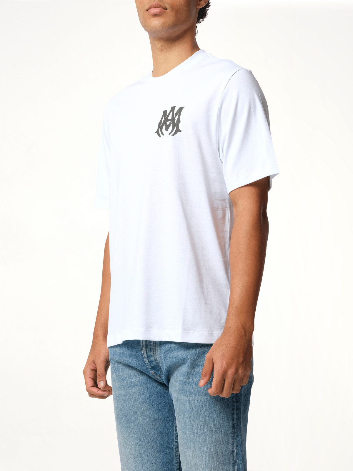 MA Core Logo T-Shirt in White/Black