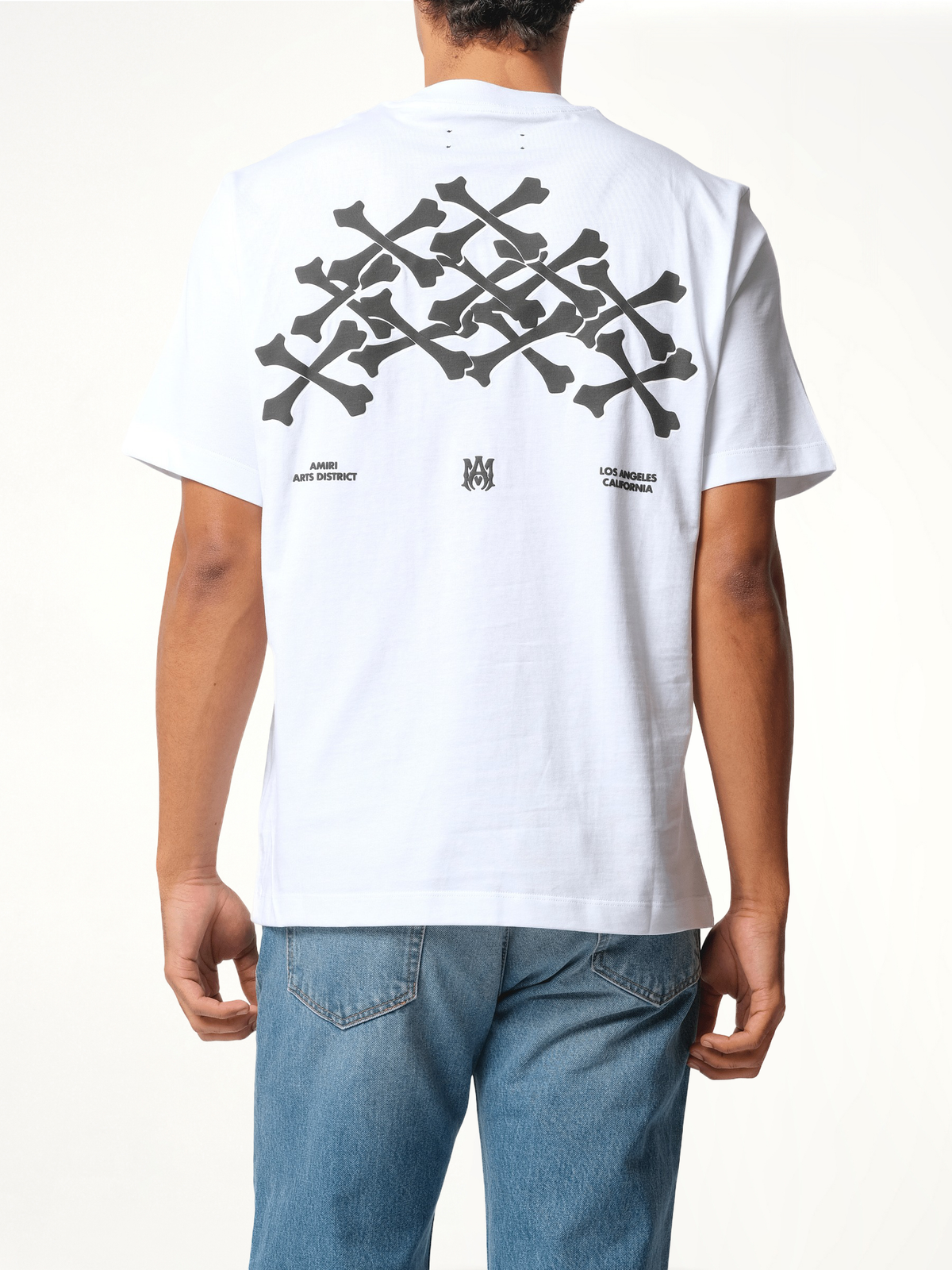 Bones Stacked T-Shirt in White