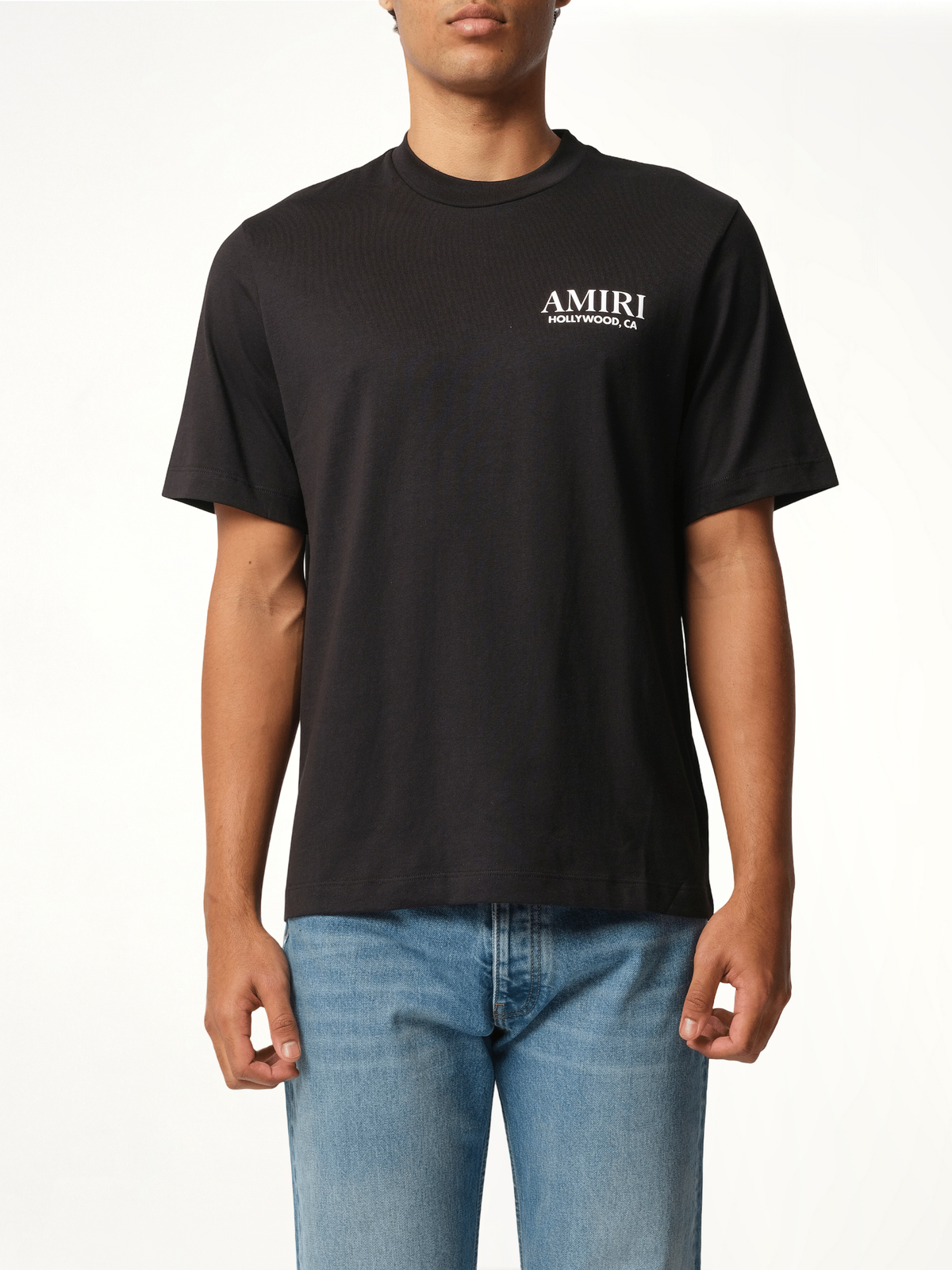 Bones Stacked T-Shirt in Black