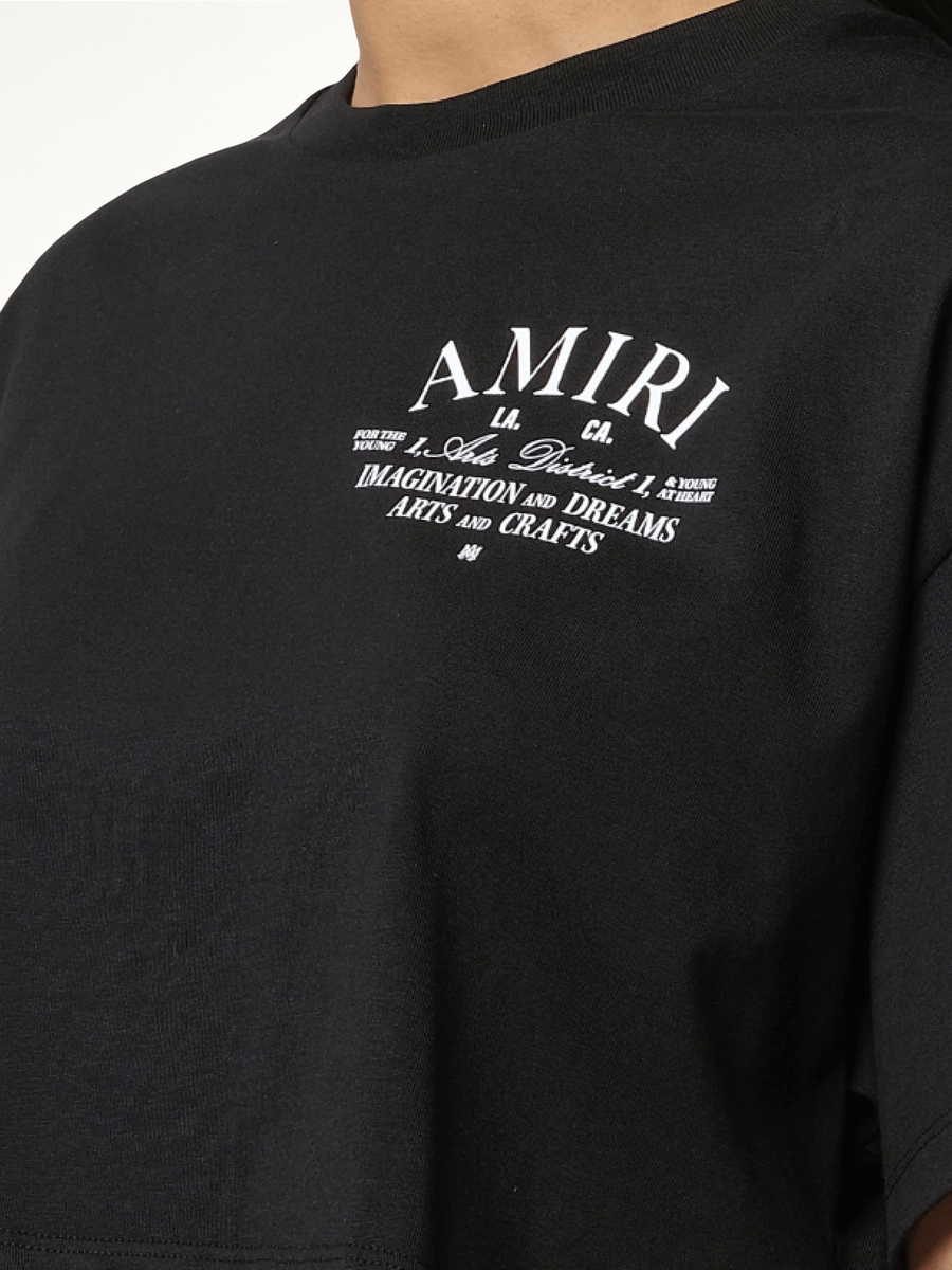 Arts District Cropped T-Shirt in Black