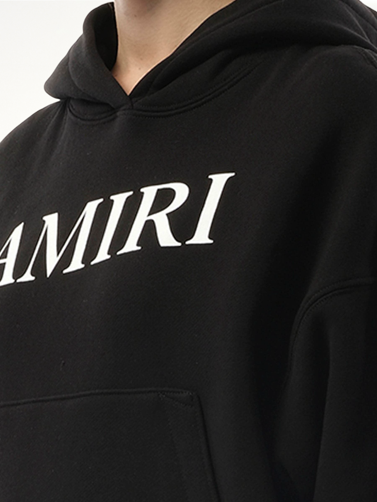 Amiri Core Logo Hoodie in Black/White