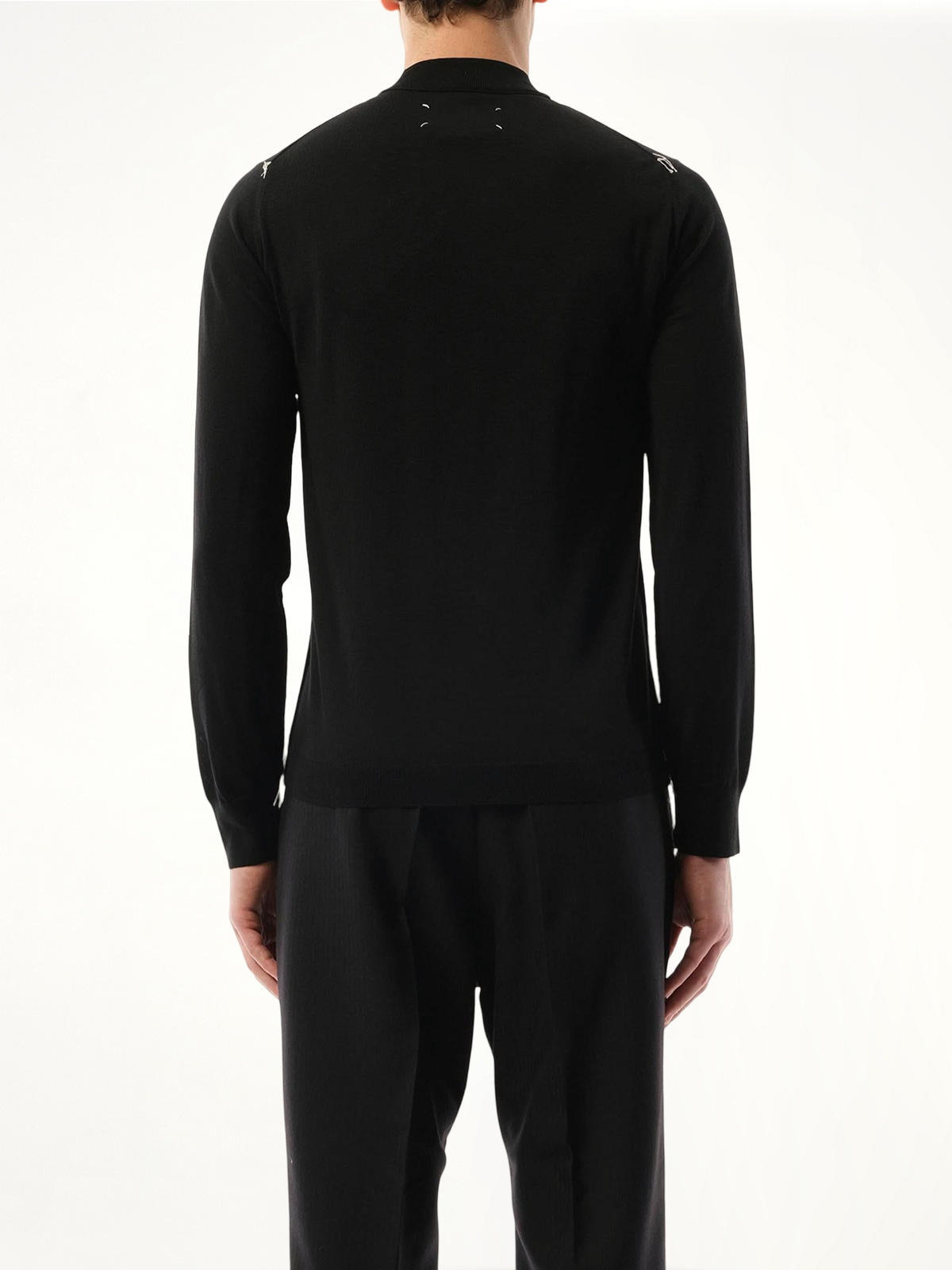 Work in Progress Crewneck Sweater in Black