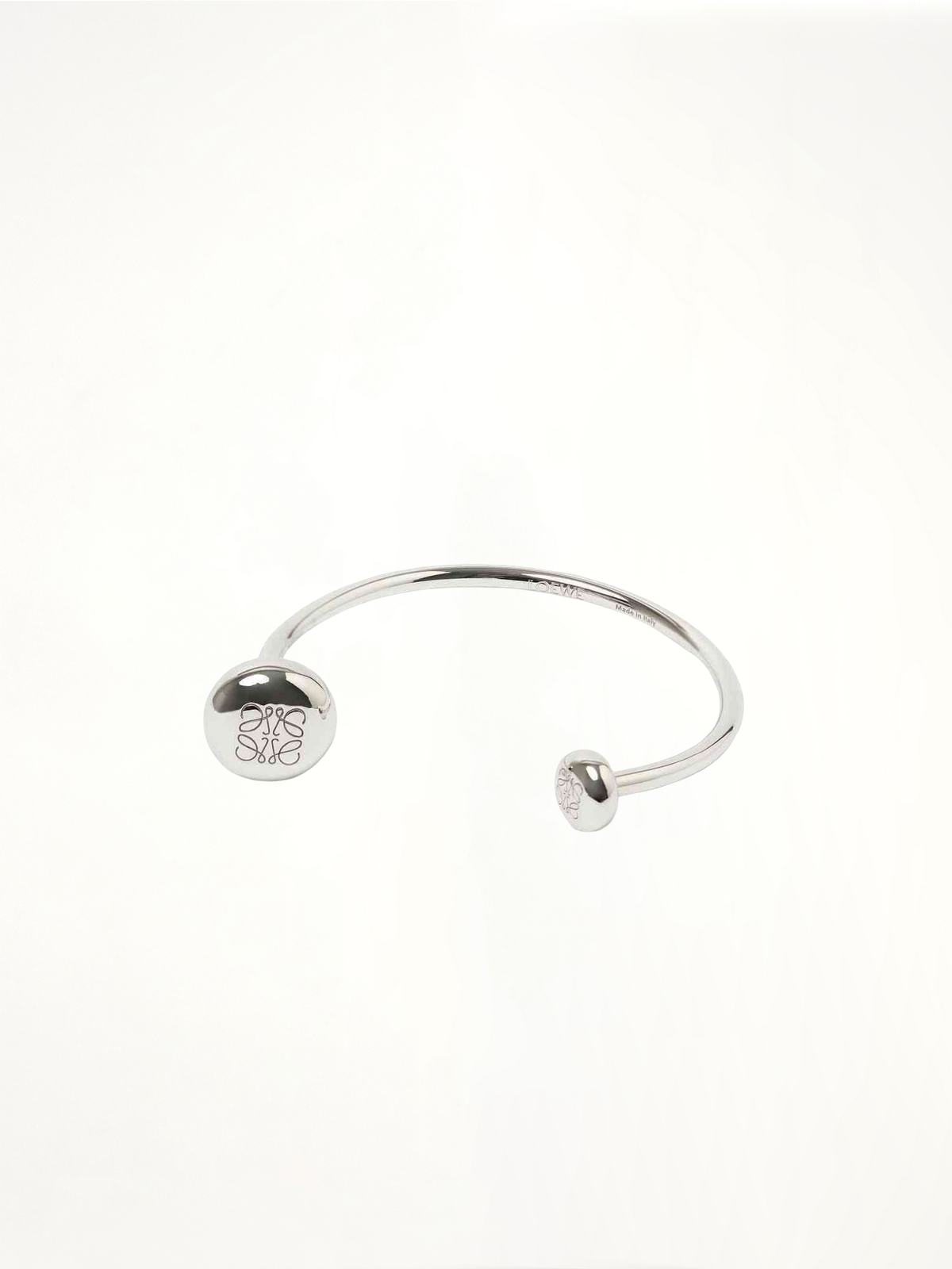 Anagram Pebble Cuff in Silver