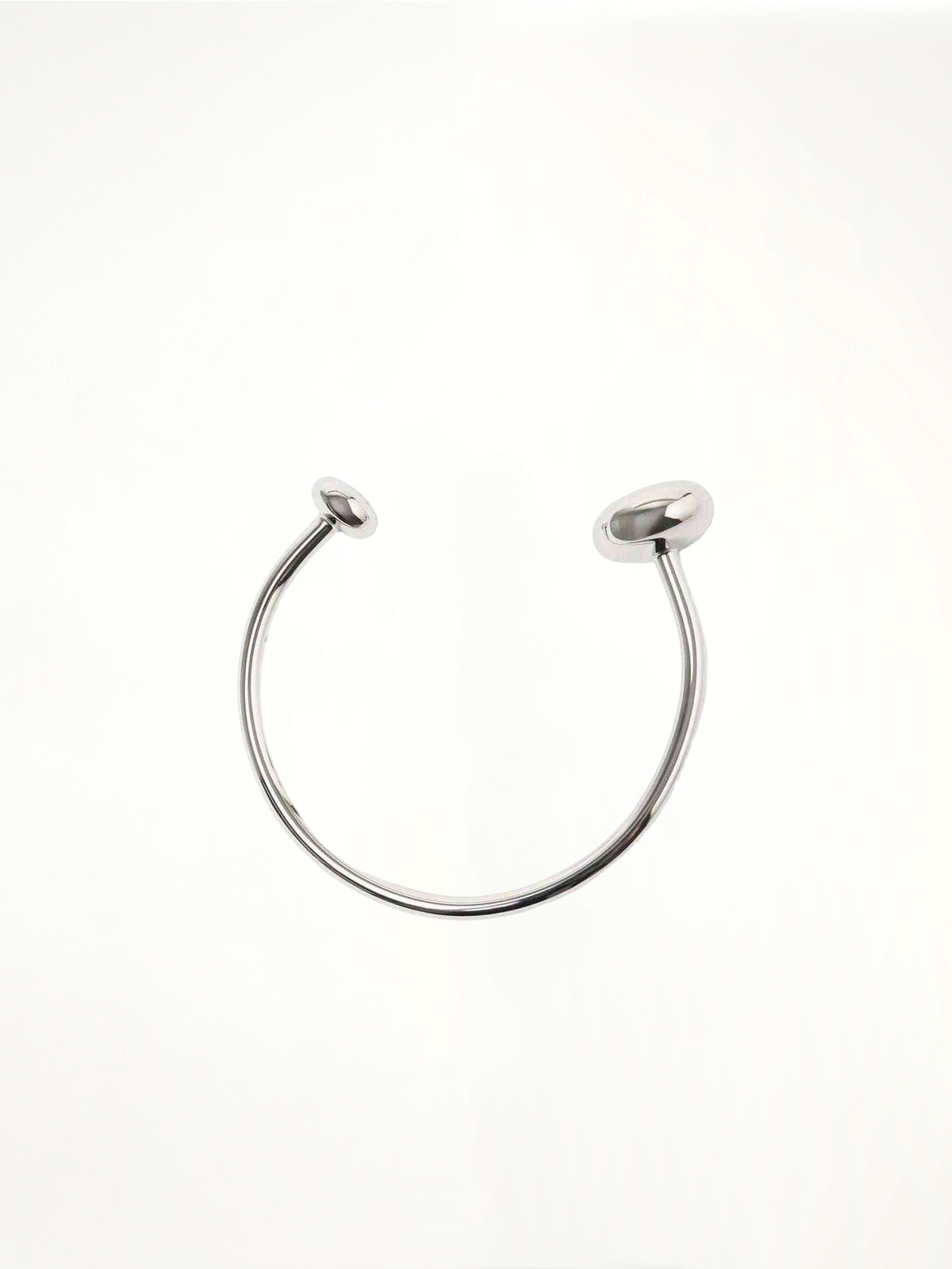 Anagram Pebble Cuff in Silver