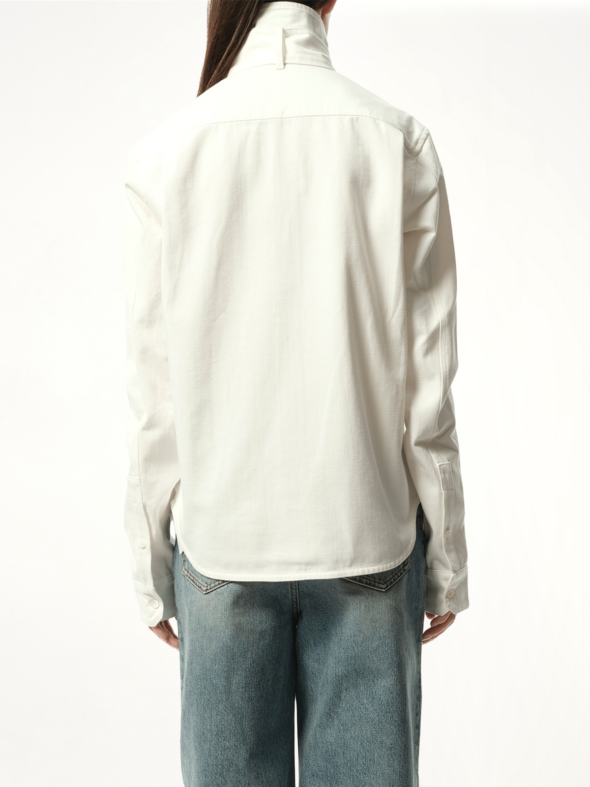 Bow Shirt in White