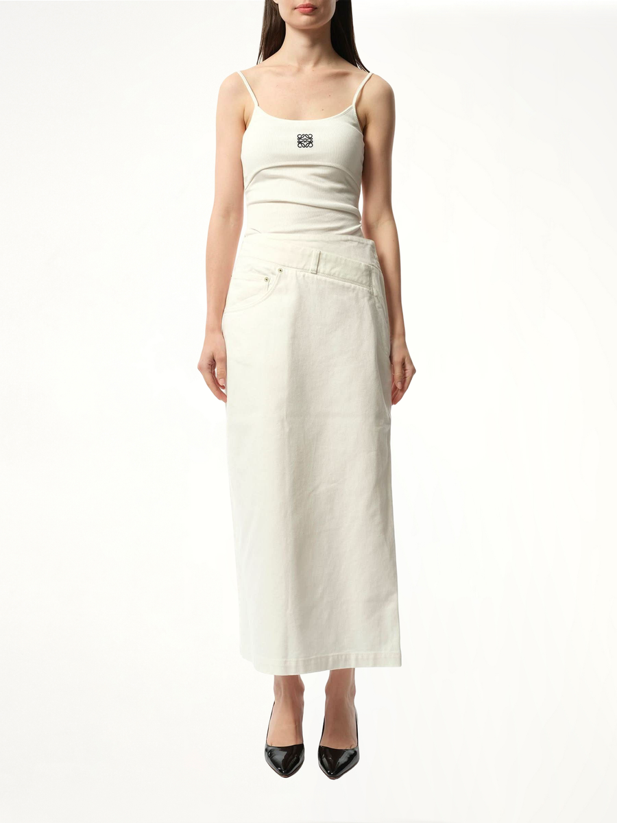 Deconstructed Skirt AF in White