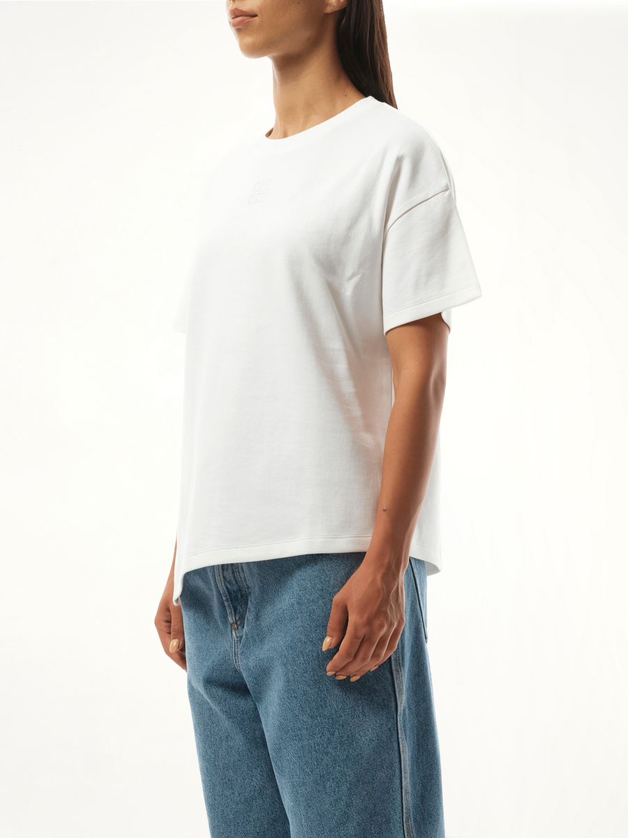 Asymmetric T-Shirt in White