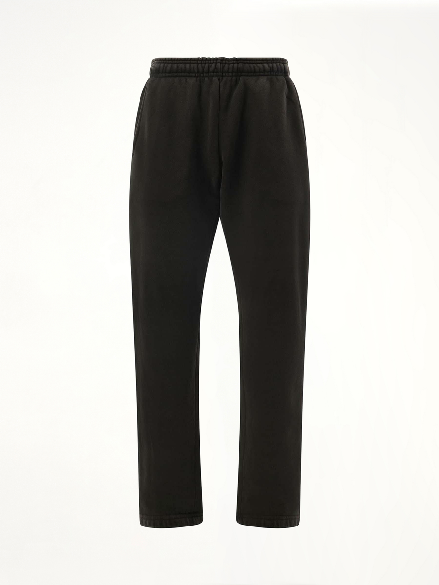 Straight-Leg Sweatpants in Washed Black