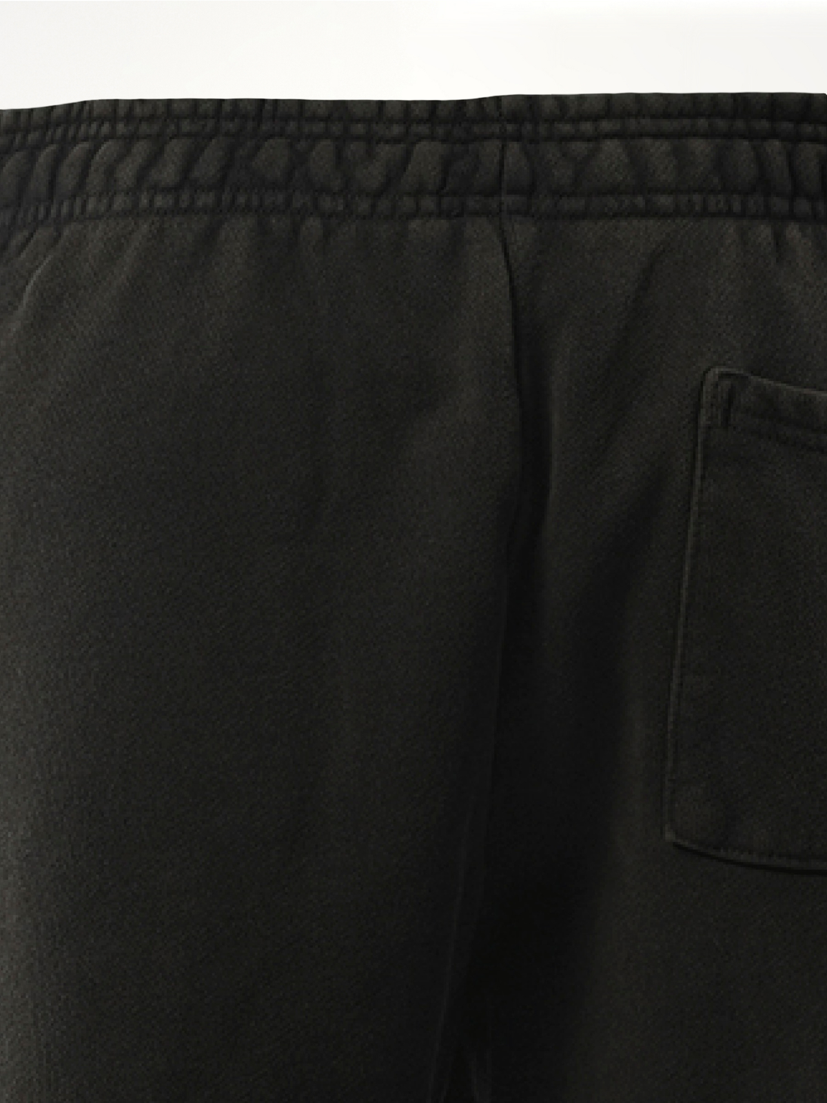 Straight-Leg Sweatpants in Washed Black