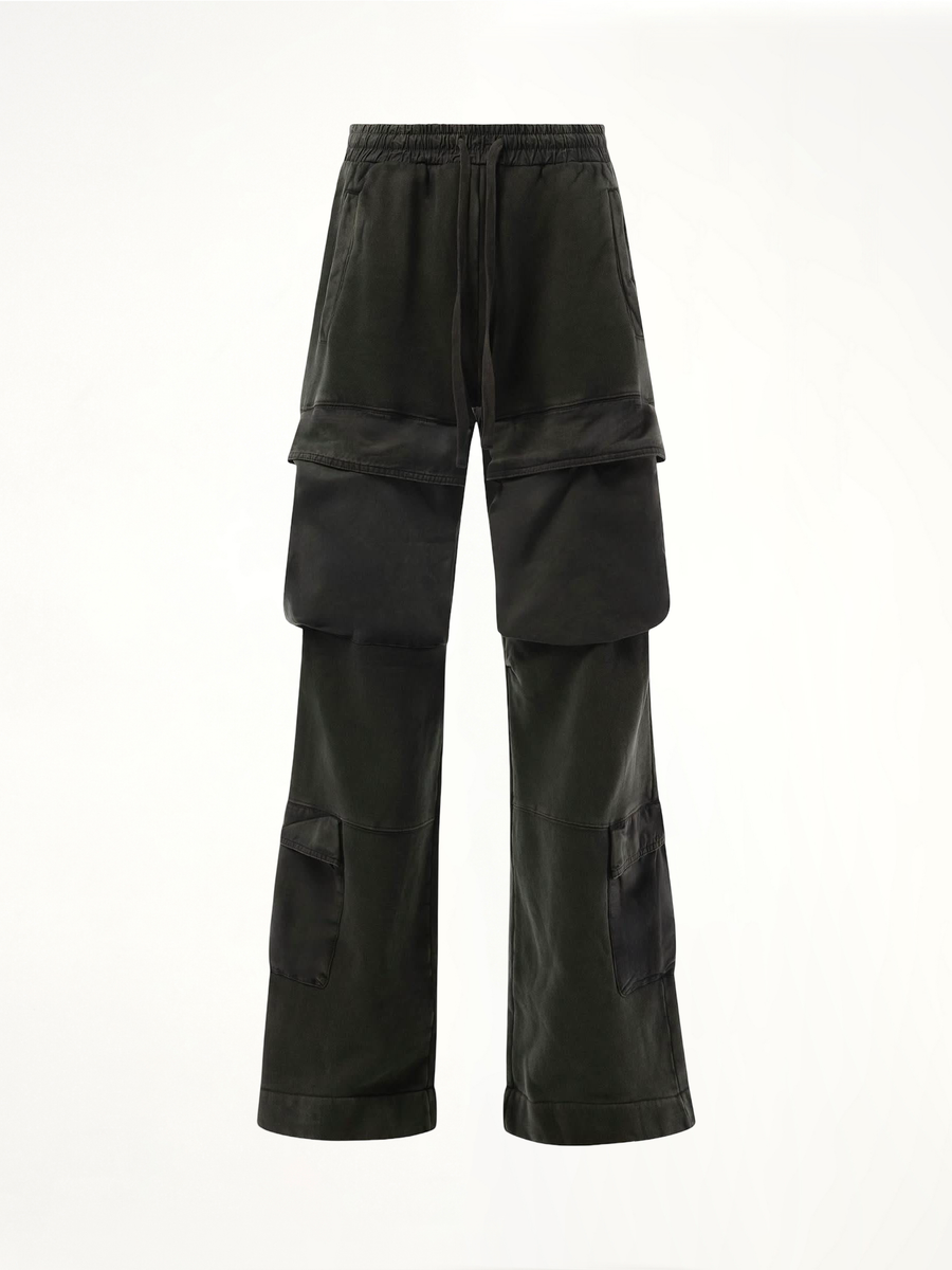 Utility Sweatpants in Washed Black