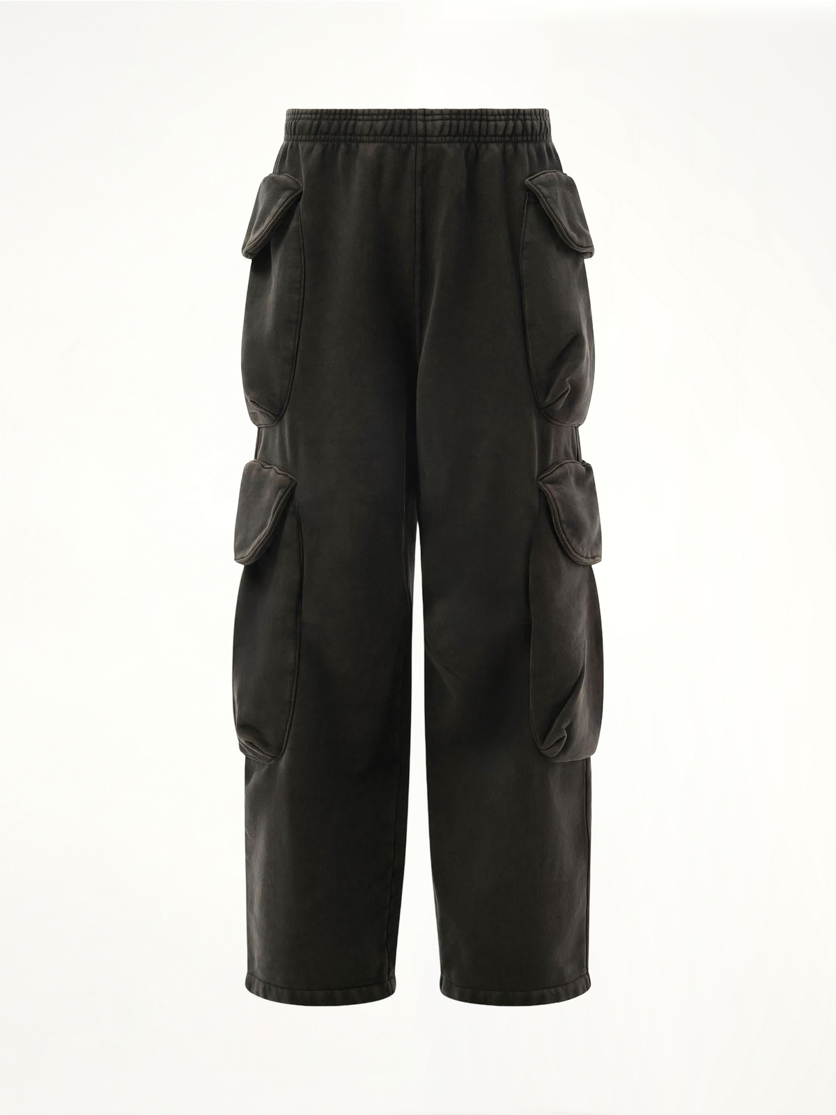 Heavy Gocar Sweatpants in Washed Black