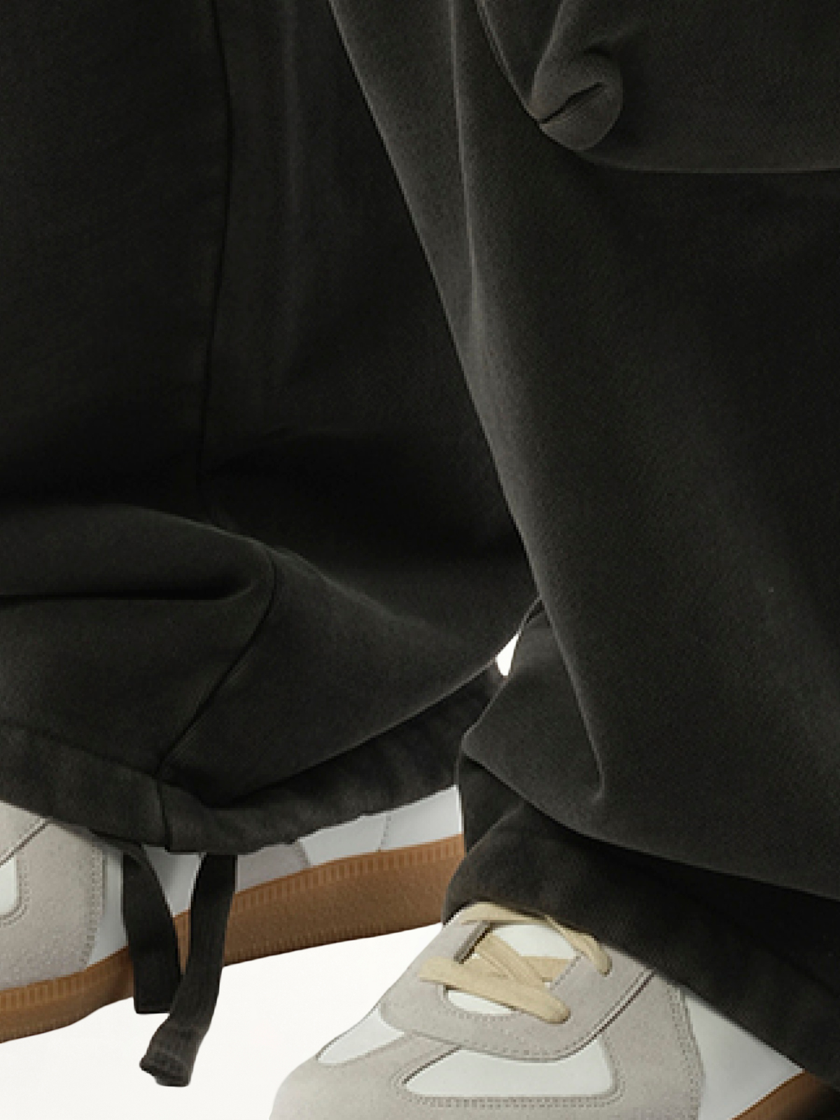 Heavy Gocar Sweatpants in Washed Black