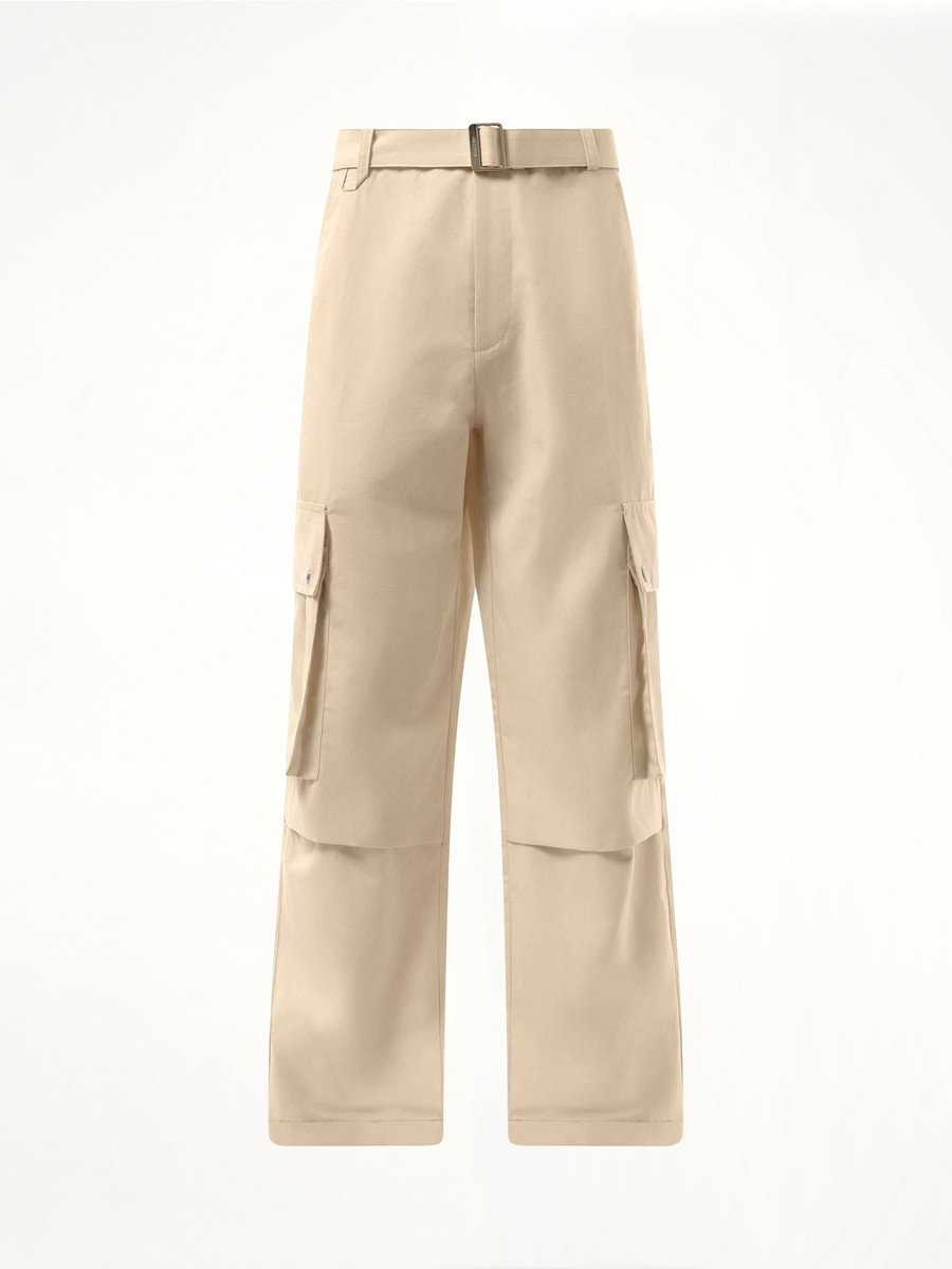Le Cargo Pants in Beige
