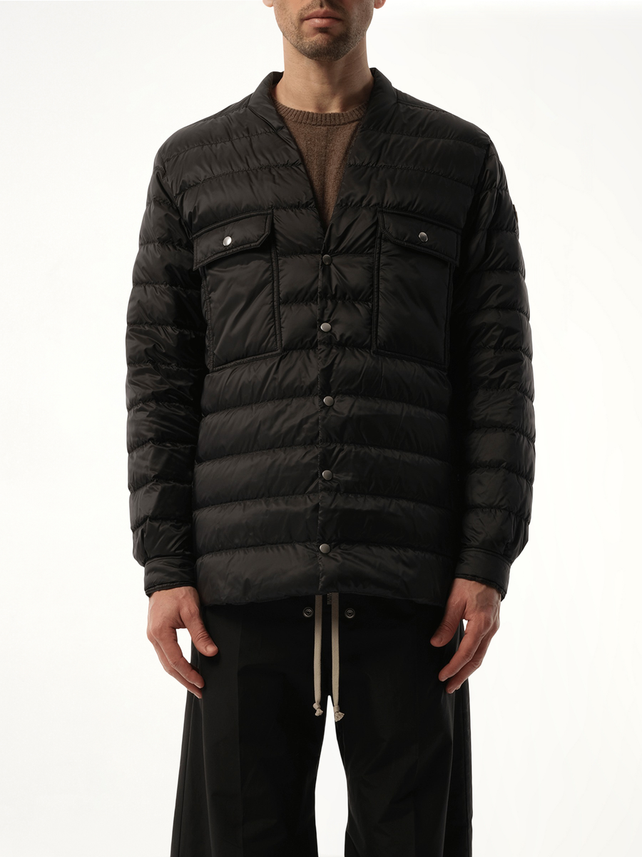 Rick Owens x Moncler Padded Outershirt in Black