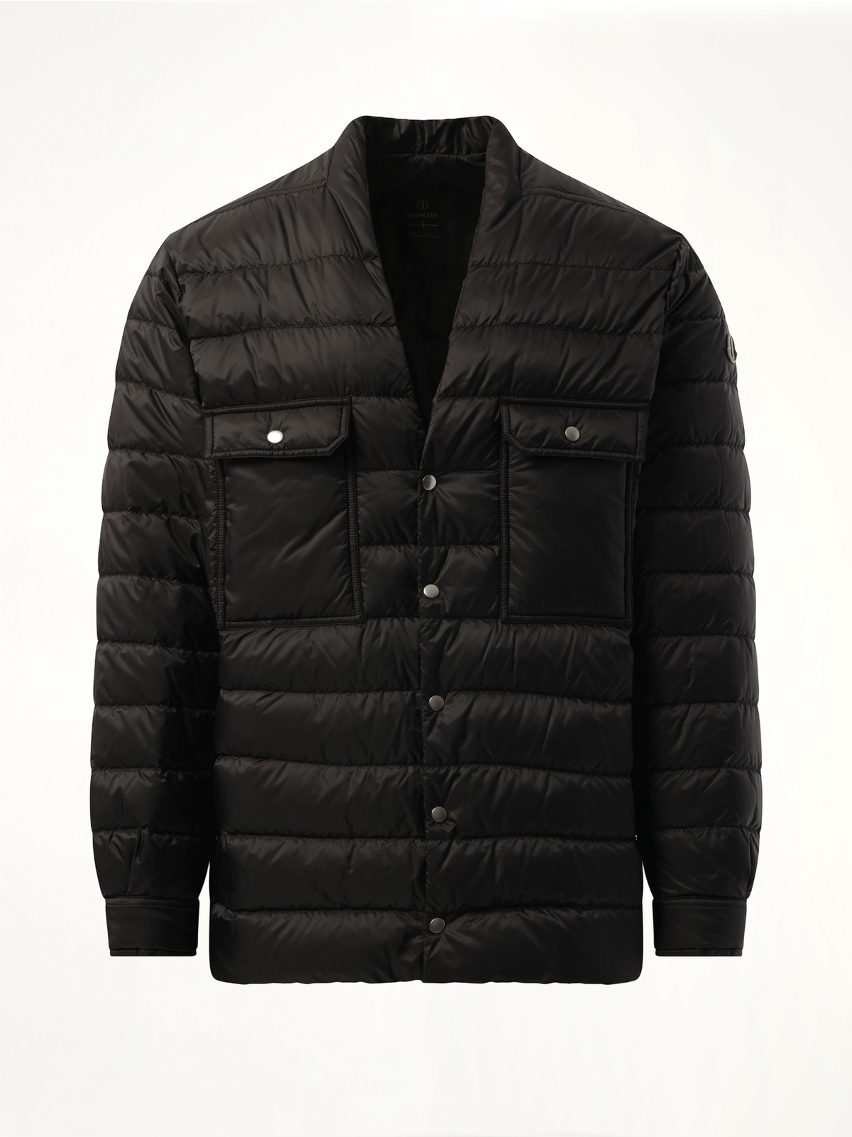 Rick Owens x Moncler Padded Outershirt in Black